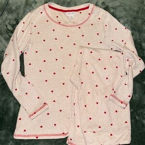 Laura Ashley Long Sleeve & Skinny Pant Pajama Set